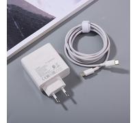 HUAWEI-Chargeur Matebook 15 14 13 X Pro,65W PD,Charge Rapide,Adaptateur Secteur EU/US,1.8m,USB Type C,Câble pour Magic D14 D15 - Type White-EU charger and cable