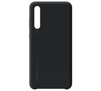 Huawei Officiel Coque semi-rigide en silicone pour Huawei P20 Pro - Noir