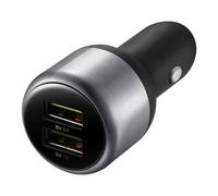 Huawei Dual Quick Car Charger, USB- C Kabel, noir argenté, Blister
