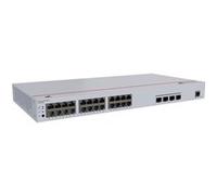 Huawei eKitEngine S220 Series S220-24P4X - Commutateur - Géré - 24 x 10/100/1000 (PoE+) + 4 x Ethernet 10 Go SFP+ - flux d'air de l'avant vers le côté - Montable sur rack - PoE+ (400 W) G