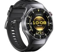 Montre connectée Huawei Watch GT6 Pro 46 mm Bluetooth Titane noir avec bracelet fluoroélastomère Noir
