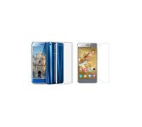 NOVAGO Compatible avec Huawei Honor 9 -Pack 3 en 1 Coque Transparente Souple Anti Choc + 2 Films écran Verre trempé Transparent