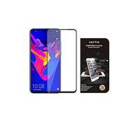 Huawei Honor View 20 : Protection d'écran en verre trempé Full cover noir - Tempered glass Screen protector / Films vitre Protecteur d'écran