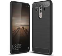 Huawei Mate 10 Pro Housse de téléphone portable par NALIA, look carbone Housse silicone fine