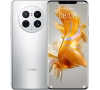 Huawei Mate 50 Pro (256 Go, Argent, 6.74 ", Double SIM hybride, 50 Mpx, 4G), Téléphone portable, Argent