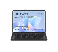 HUAWEI MatePad 11.5 S 2026 Tablette 2.8K, Clavier détachable, M-Pencil Pro, 144Hz Écran PaperMatte Haute définition, 12+256GO, 8800 mAh Batterie, 40W Supercharge, WiFi 6+, Garantie de 30 Mois