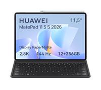 Huawei MatePad 11.5 S 2026 Tablette avec écran PaperMatte Ultra-Lumineux 2,8 K 144 Hz, 12 +256 Go, Batterie de 8800 mAh, Supercharge, avec M-Pencil Pro et Clavier Amovible, Version IT, Garantie de 30