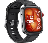 HUAWEI Montre connectée Watch Fit 4 Pro Bluetooth Gris avec Bracelet en fluoroélastomère Noir