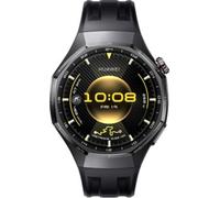 Huawei Montre connectée Watch GT6 Pro 46 mm Bluetooth Titane noir Bracelet fluoroélastomère noir