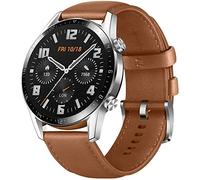 HUAWEI Montre intelligente GT 2 (46 mm), écran AMOLED de 1,39 pouces avec écran en verre 3D, autonomie de la batterie de 2 semaines, GPS, SpO2, 15 modes sportifs, écran en verre 3D, brun galet