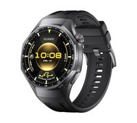 Montre connectée Huawei Watch GT6 Pro 46 mm Bluetooth Titane noir avec bracelet fluoroélastomère Noir