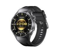 Montre connectée Huawei Watch GT6 Pro 46 mm Bluetooth Titane noir avec bracelet fluoroélastomère Noir