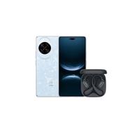 Huawei Nova 14 Pro Smartphone, + Huawei FreeArc NoirCapteur Ultra Chroma, Double Appareil Photo Portrait Frontal 50 MP, Navigation par gestes, Supercharge Turbo 100 W, Bleu Cristal