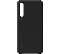 Huawei Officiel Coque semi-rigide en silicone pour Huawei P20 Pro - Noir