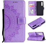 Huawei P30 Housse de téléphone portable Flip Case Housse de protection CoverMandala Lila
