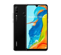 HUAWEI P30 Lite (128 Go, 4 Go de RAM) 6,15" écran, AI caméra Triple, 32MP Selfie, Dual SIM Mondial 4G LTE GSM Usine Unlocked MAR-LX3A (Midnight Black)