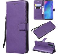 Huawei P30 Type D'ordinateur Portable Carte D'absorption Des Impacts Avec Bande De Protection Etui De Poche Etui De Protection En Smoke Cover Pleine Surface Rouge