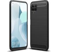 Huawei P40 Lite Coque de téléphone portable Housse en silicone Couverture pare-chocs couleur carbone