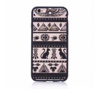 Huawei P9 Lite Étui de Portable Mandala Coque Motif Cover Égyptien Signes Noire