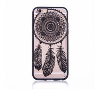 Huawei P9 Lite Étui de Portable Mandala Protection Motif Étui Attrape-Reves Noir