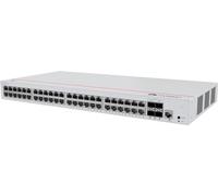 eKitEngine S220 Series S220-48P4X - Commutateur - Géré - 48 x 10/100/1000 (PoE+) + 4 x Ethernet 10 Go SFP+ - flux d'air côte à côte - Montable sur