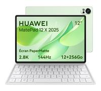 HUAWEI Tablette MatePad 12 X 2025, écran PaperMatte Ultra-Clair de 12 Pouces avec résolution 2.8K, 144 Hz et 1000 nits, 12+256 Go, Batterie 10100 mAh, Supercharge 66W, Clavier Inclus, Vert