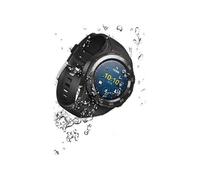 Huawei Watch 2 Sports - 45 mm - carbone noir - montre intelligente avec bracelet sport - caoutchouc - taille du poignet : 140-210 mm - affichage 1.2" - 4 Go - Wi-Fi, NFC, Bluetooth - 4G - 40 g