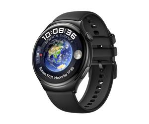 HUAWEI Watch 4 Montre Connectée,Analyse de l’ECG, Aperçu en Une Minute des Sept indicateurs de Suivi de la santé,Téléphonie cellulaire eSIM, Deux Modes de Batterie,Noir,Compatible Android et iOS