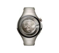 Huawei WATCH 5 : Écran AMOLED 1.5" 466x466, GPS, Bluetooth 5.2, Wi-Fi, Boîtier et Bracelet Titane Argent 46mm, Android, Cardio, SpO2, Autonomie 11j