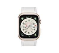 Huawei Watch D2 : Écran AMOLED 1.82" 480x408, Boîtier Aluminium Or, Bracelet Cuir Blanc M/L, Bluetooth 5.2, Cardio, NFC, IP68