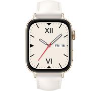 Huawei Montre connectée Watch Fit 3 43 mm Or Bracelet cuir blanc et orange