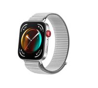 Huawei WATCH Fit 3 Argent : Écran AMOLED 1.82" 408x480, GPS, Bluetooth 5.2, boîtier aluminium, bracelet nylon gris, batterie 400mAh, compatible Android/iOS