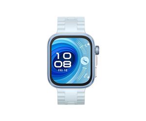 Huawei WATCH Fit 4 Pro Bleu, Écran 1.82" 408x480, GPS, Cardio, Fluoroélastomère, Boîtier 40mm, 5 ATM, Batterie 400 mAh, Autonomie 240h, Réf 55020EYJ