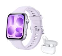 HUAWEI Watch FIT 5 Montre connectée, +FreeBuds SE 4 Beige, GPS, Écran AMOLED de 1,82'', NFC, Suivi santé, Résistance à l'eau 5 ATM, Détection des Chutes, Fonctionne avec iOS et Android, Violet