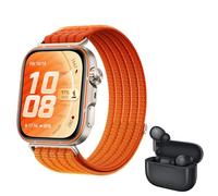HUAWEI Watch FIT 5 Pro Montre connectée, +FreeBuds SE 4 Noir, GPS, ECG, Écran AMOLED de 1,92'', Verre Saphir, Grande autonomie, Résistance à l'eau 5 ATM, NFC, Fonctionne avec iOS & Android, Orange