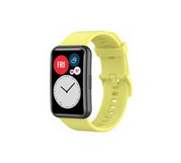 (Huawei Watch Fit-Boucle jaune) Bracelet en silicone pour bracelet de remplacement pour montre connectée
