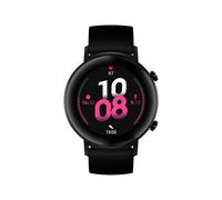 Huawei Watch GT 2 - Sport - 42 mm - acier inoxydable noir - montre intelligente avec bracelet - fluoroélastomère - noir - taille du poignet : 130-200 mm - affichage 1.2" - Bluetooth - 29 g