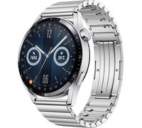 Huawei Watch GT 3, 46mm boîtier en acier inoxydable avec bracelet en acier inoxydable, couleur:Argent