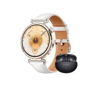 HUAWEI Watch GT 6 GPS 41mm Montres connectées + Freebuds 6i Noir Écran AMOLED de 1,32 Pouce, Jusqu'à 14 Jours d'autonomie, Cyclisme de Niveau Professionnel, Compatible avec iOS et Android, Blanc