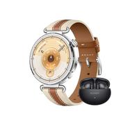 HUAWEI Watch GT 6 GPS 41mm Montres connectées + Freebuds 6i Noir Écran AMOLED de 1,32 Pouce, Jusqu'à 14 Jours d'autonomie, Cyclisme de Niveau Professionnel, Compatible avec iOS et Android, Marron