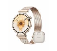 HUAWEI Watch GT 6 GPS 41mm Montres connectées+ FreeBuds SE 3 Blanc, Écran AMOLED de 1,32 Pouce, Jusqu'à 14 Jours d'autonomie, Cyclisme de Niveau Professionnel, Compatible avec iOS et Android, Doré