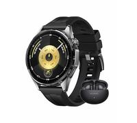 HUAWEI Watch GT 6 GPS 46mm Montres connectées + Freebuds 6i Noir Écran AMOLED de 1,47 Pouce, Jusqu'à 21 Jours d'autonomie, Cyclisme de Niveau Professionnel, Compatible avec iOS et Android, Noir