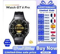 HUAWEI WATCH GT 6 Pro Montre connectée HUAWEI Écran AMOLED 1,47” Autonomie de 21 jours HarmonyOS 6.0 Appels Bluetooth NFC HUAWEI WATCH GT 6Pro 6 Pro Black 46mm standard