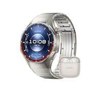 HUAWEI Watch GT 6 Pro Montres connectées + FreeBuds SE 3 Blanc, Écran AMOLED de 1,47 Pouce, Jusqu'à 21 Jours d'autonomie, Cyclisme de Niveau Professionnel, Compatible avec iOS et Android, Titane