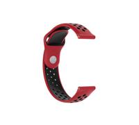 Huawei Watch GT2 42mm Elegant Strap, Perforated, Dual-Color Silicone, Red Green