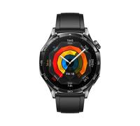 Huawei WATCH GT5 46mm, Écran AMOLED 1.43" 466x466, GPS, Bluetooth 5.2, Acier Inox Noir, Bracelet Noir, Batterie 524mAh, Compatible Android/iOS, IP69K