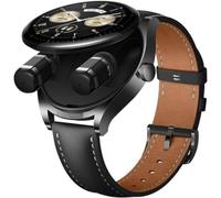 Huawei Watch Montre Intelligente Buds, Smartwatch et écouteurs 2-en-1, Commandes tactiles dans Une Large Zone de l'atrium, Suppression du Bruit Via AI, Android & iOS, Noir