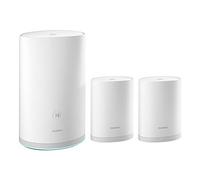 HUAWEI Wi-Fi Q2 Pro (1 Base + 2 Satellites) Système Hybride Wi-Fi Maillé 5GHz et CPL Un Seul Réseau pour Tout Votre Foyer Plug & Play Faible Latence Gigabit Powerline Ports GE Optimisation Wi-Fi 5GHz