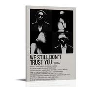HUAYEEENT Future Impression sur toile avec cadre « WE STILL Don't Trust You » - Décoration d'intérieur pour salon - 30 x 45 cm