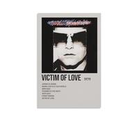 HUAYEEENT Impression sur toile Victim Of Love par Elton John - Impression sur toile - Décoration d'intérieur pour salon - 40 x 60 cm - Style sans cadre